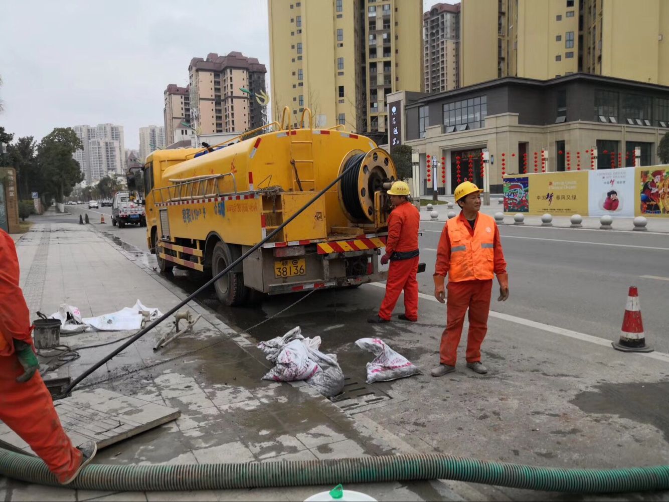 上安乡排污管道清淤-管道清洗